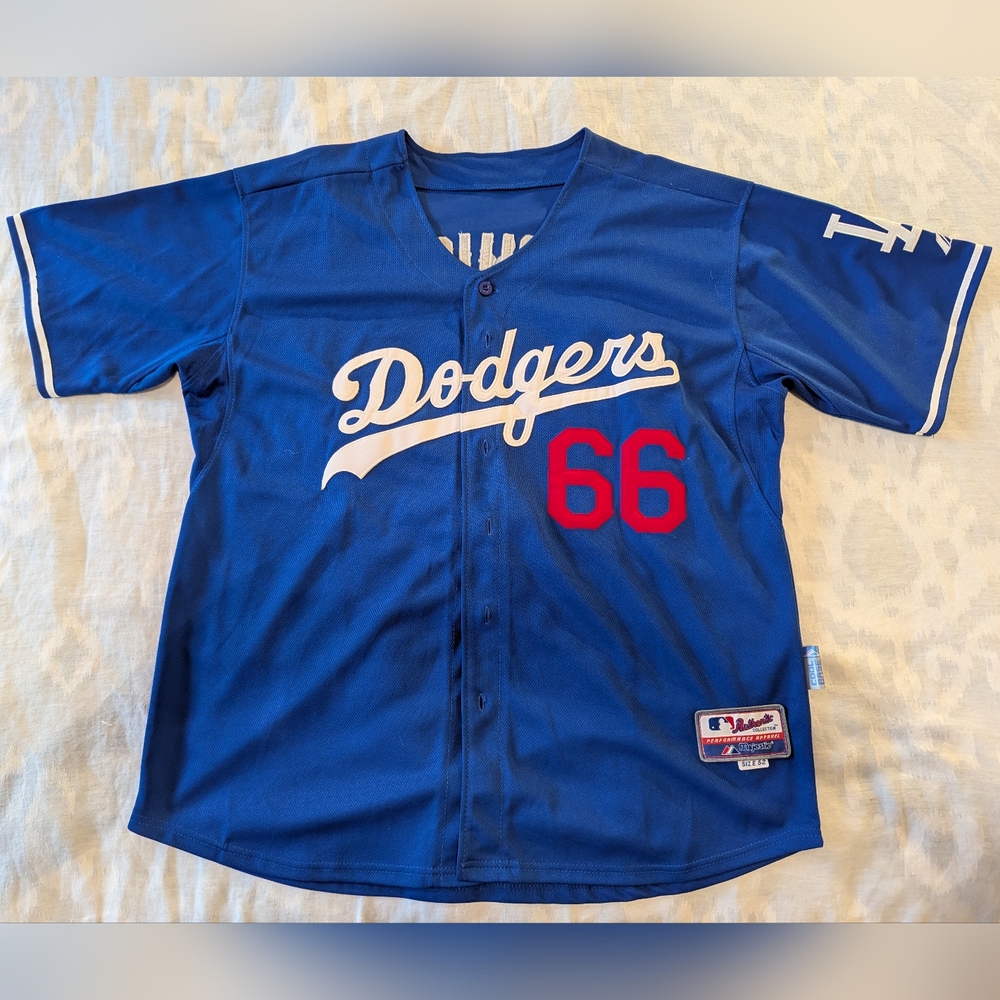 Los Angeles Dodgers, Yasiel Puig, Blue Alternate Jersey